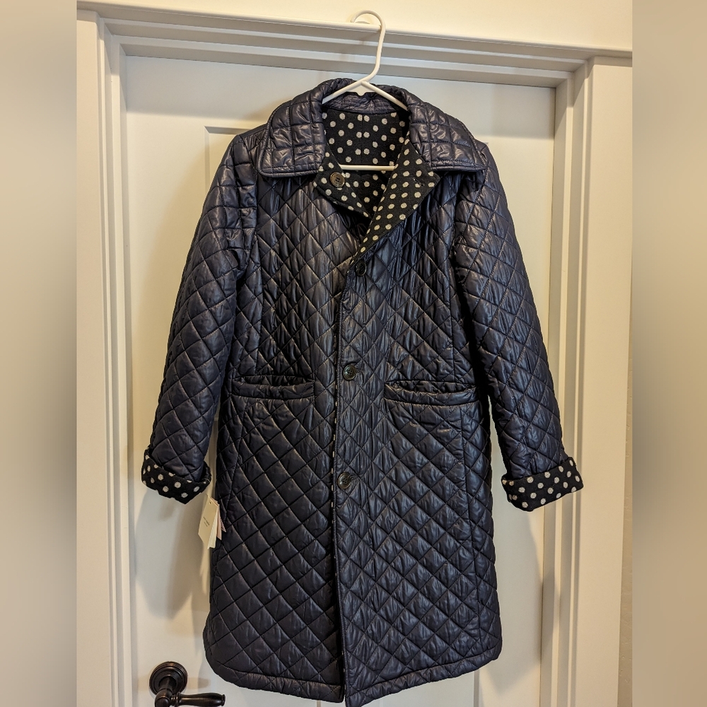 Kate Spade NEW wool reversible quilted coat